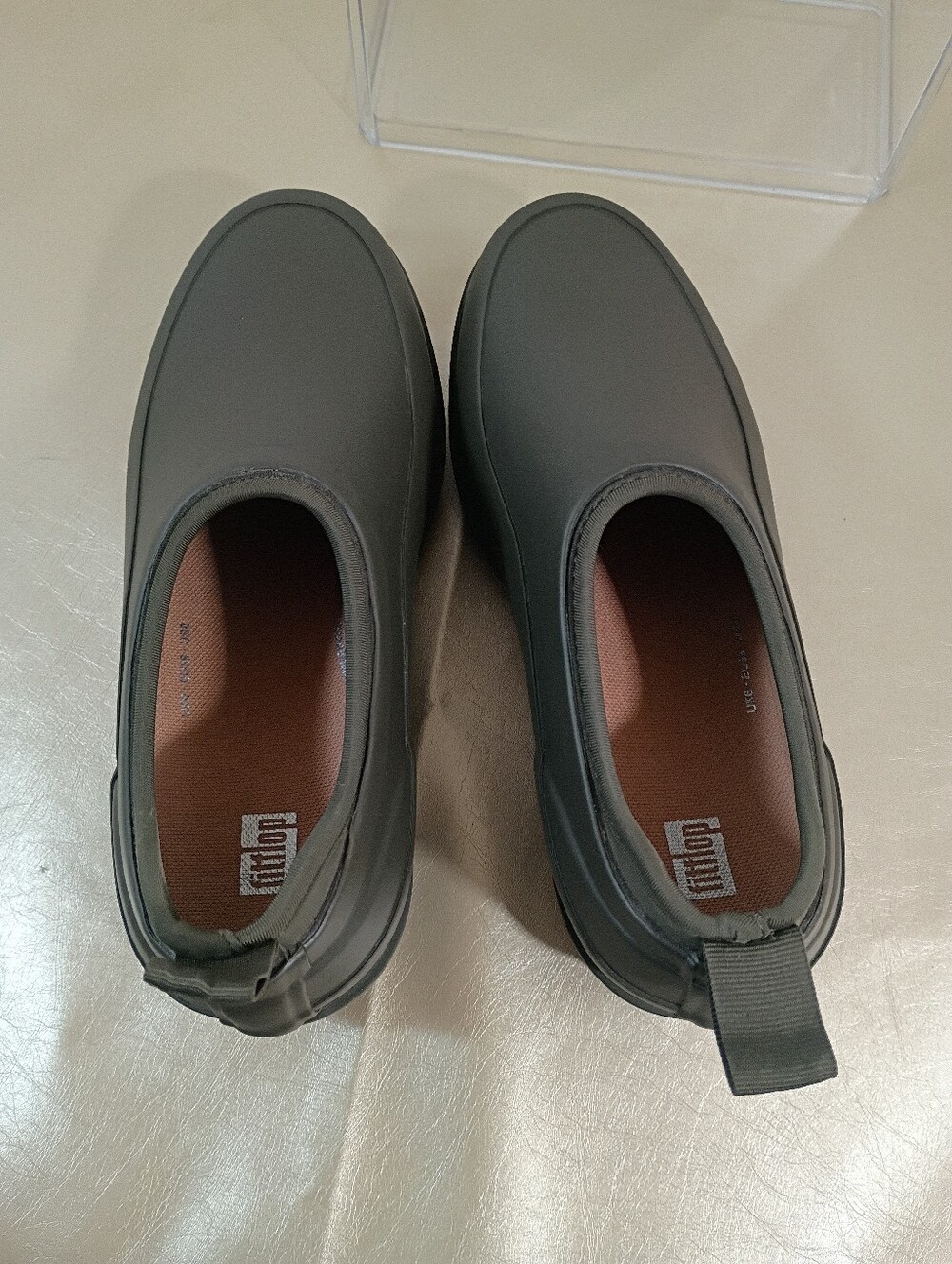 FitFlop Women's SZ 8 WONDERWELLY Rain Boot Deep Green - Picture 6 of 10